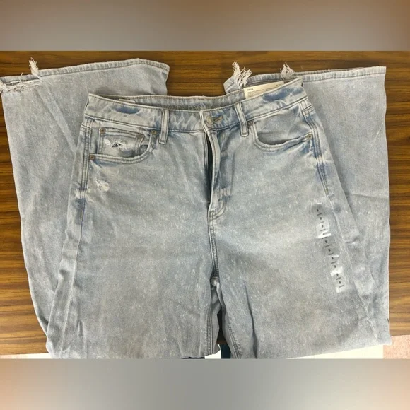 American Eagle Womens Jeans Super High Rise/Baggy Wide Leg size 8/29W NEW - Picture 4 of 7